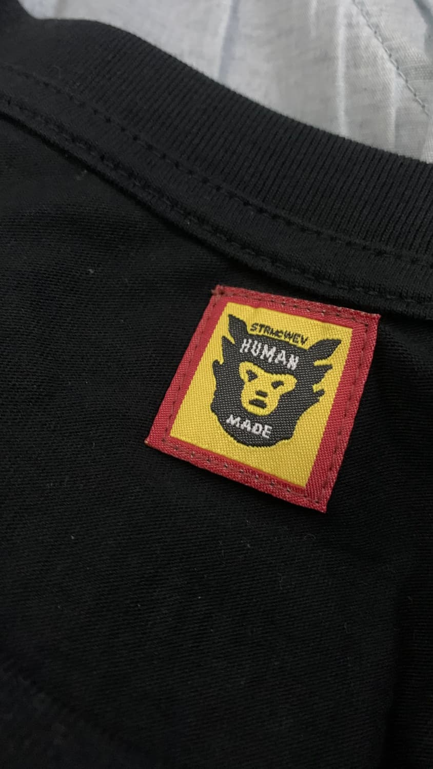 휴먼메이드 곰돌이 프린트 블랙 긴팔티 XL 사이즈 상품이미지6