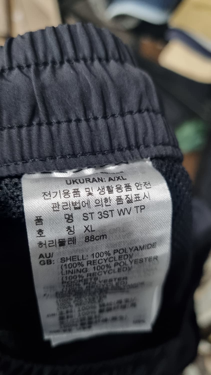 ADIDAS 검정색 와이드 트레이닝팬츠 XL(34) 상품이미지4
