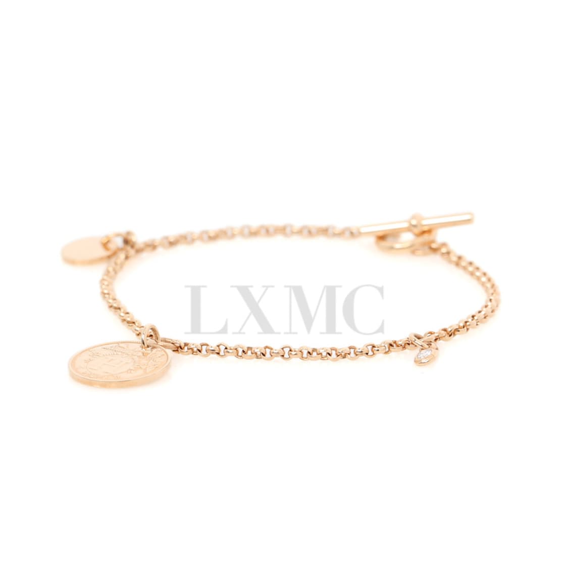 에르메스 코인 로즈골드 팔찌 Hermès Ex-Libris 브레이슬릿 H 상품이미지2