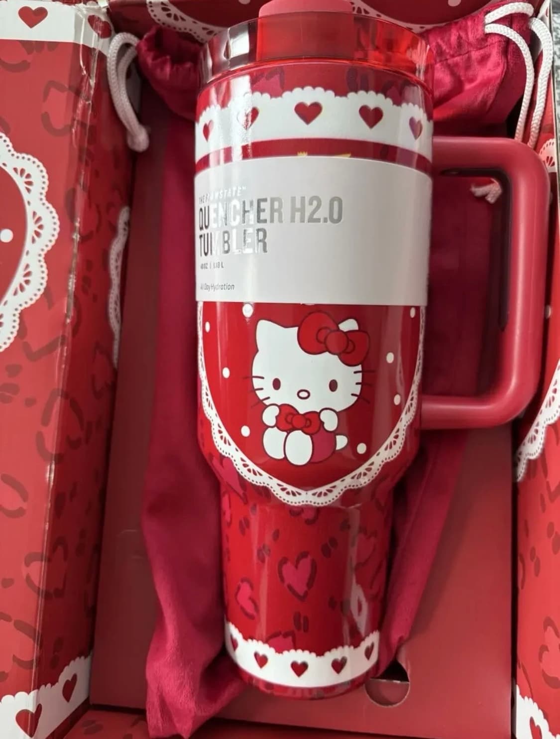 (한정판)스탠리 헬로키티 퀜처 텀블러 40oz 새상품 2개남음 상품이미지1