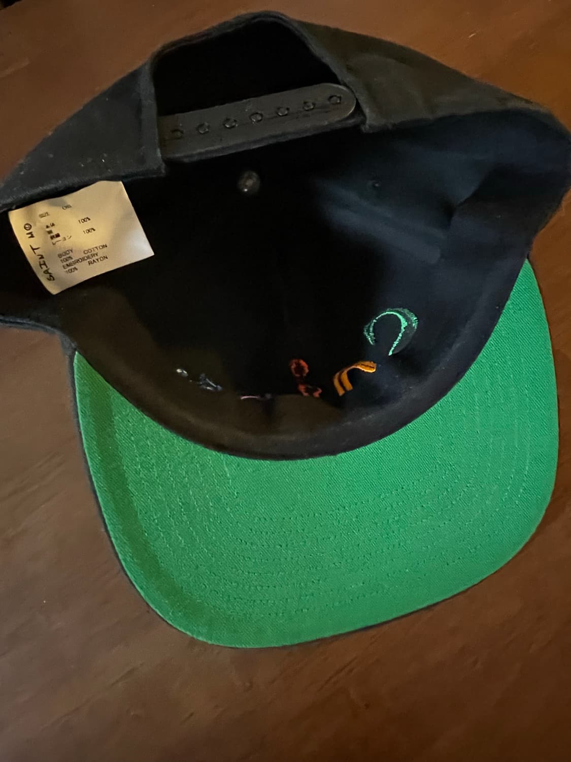 세인트미카엘 애플 오마쥬 캡 블랙 상품이미지4