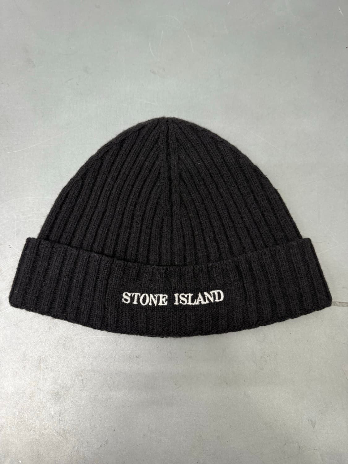Stone Island 2005 Wool Spellout Beanie 상품이미지1