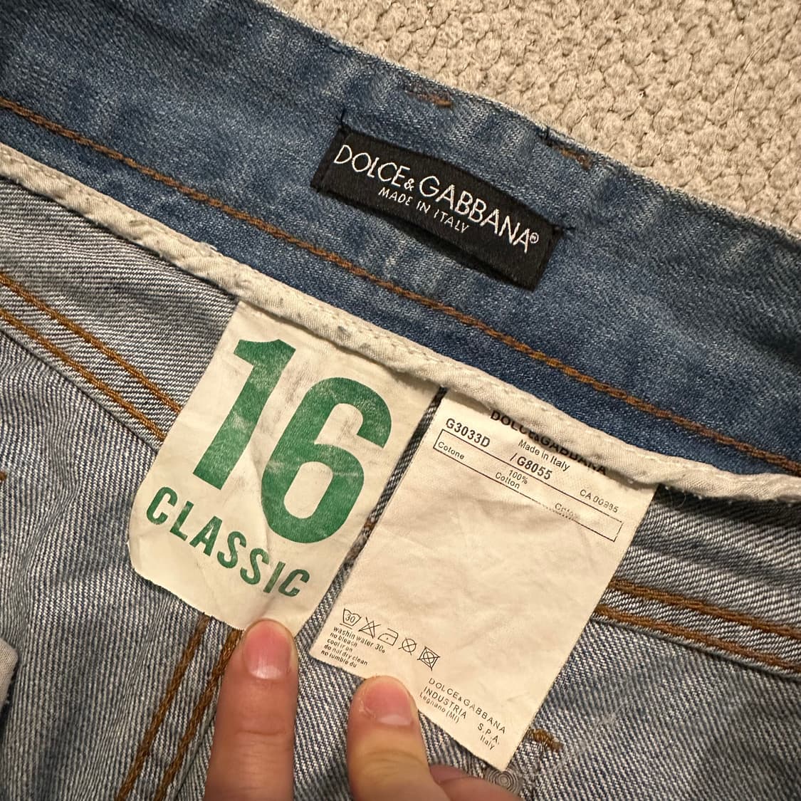 00s 돌체앤가바나 스트레이트 데님 상품이미지6