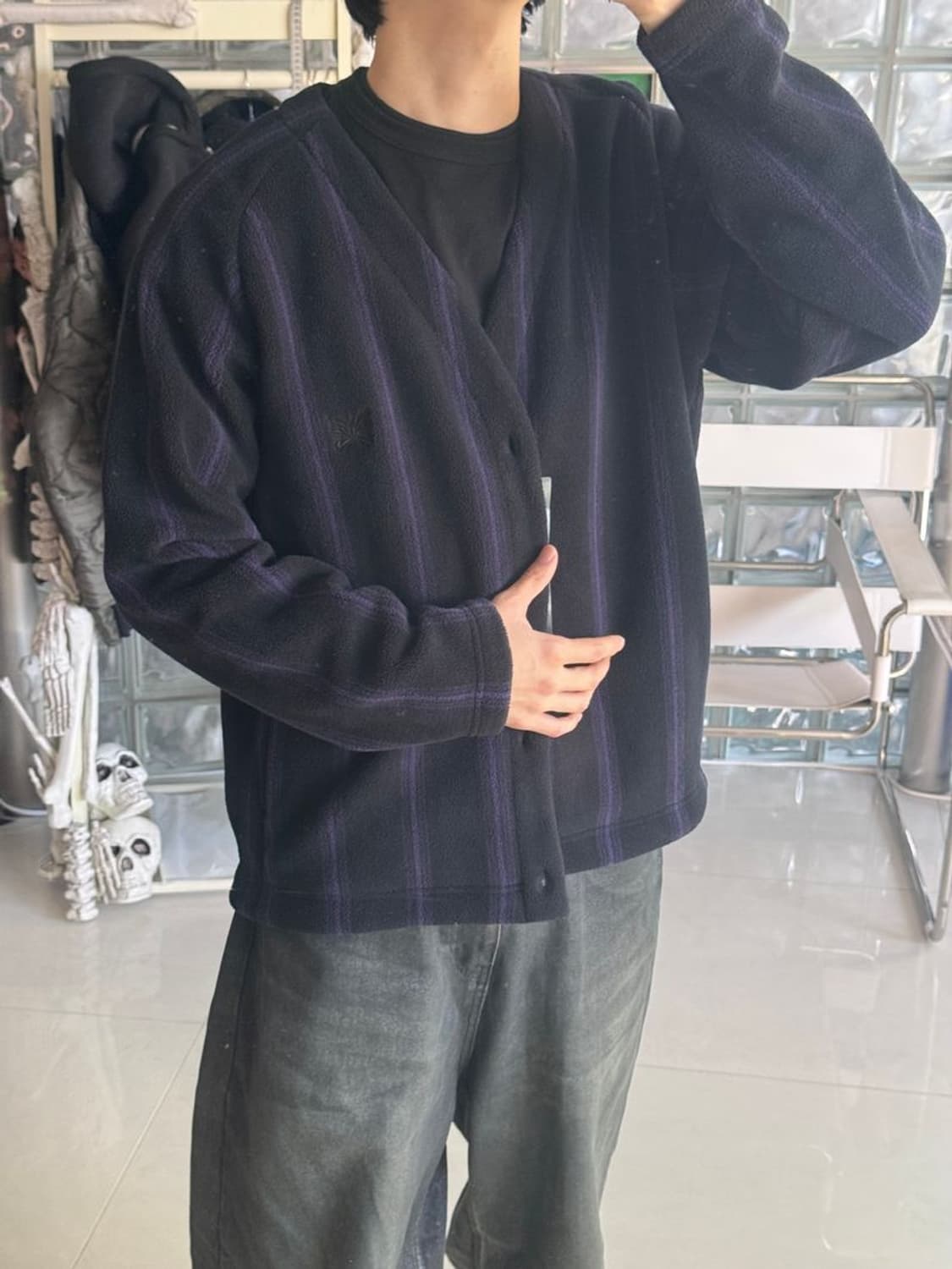 FLEECE OVERSIZE CARDIGAN 플리스 오버사이즈 카디건 상품이미지2
