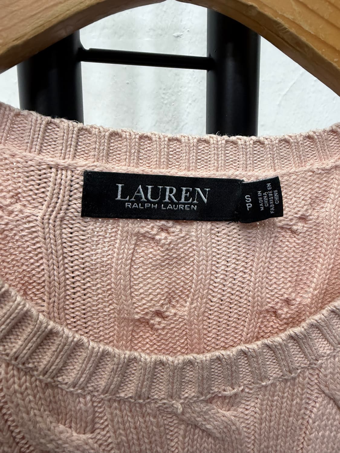 정품) 폴로랄프로렌 여성 자수로고 니트 S 상품이미지5