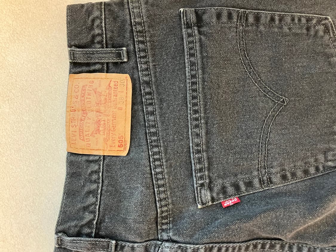 00s Levi’s black 505 상품이미지3