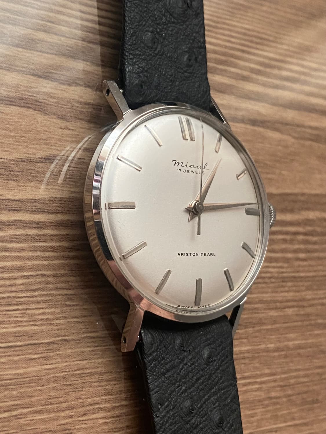미칼(Mical) 미사용 데드스톡 빈티지 시계 수동시계 판매합니다. 상품이미지3