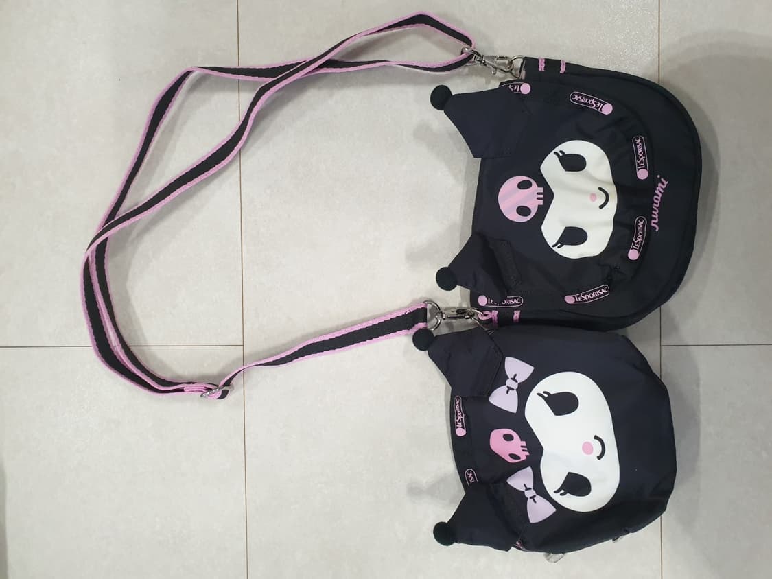 레스포삭*쿠로미 크로스백 파우치 세트 상품이미지4