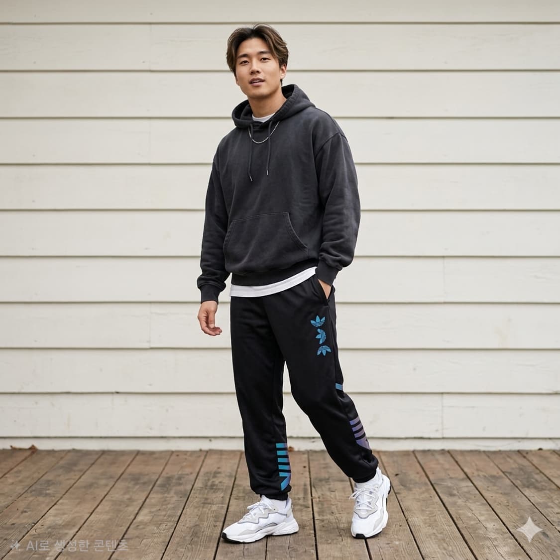 아디다스 제노 오리지널 홀로그램 조거 트랙 팬츠 상품이미지1