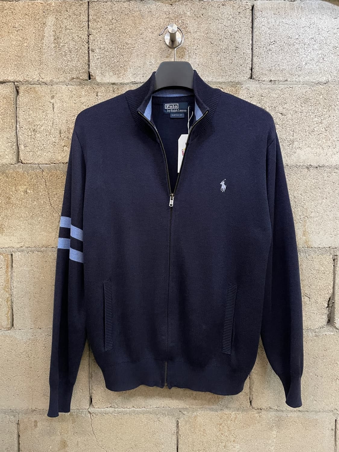 폴로 랄프로렌 네이비 니트 집업  상품이미지1