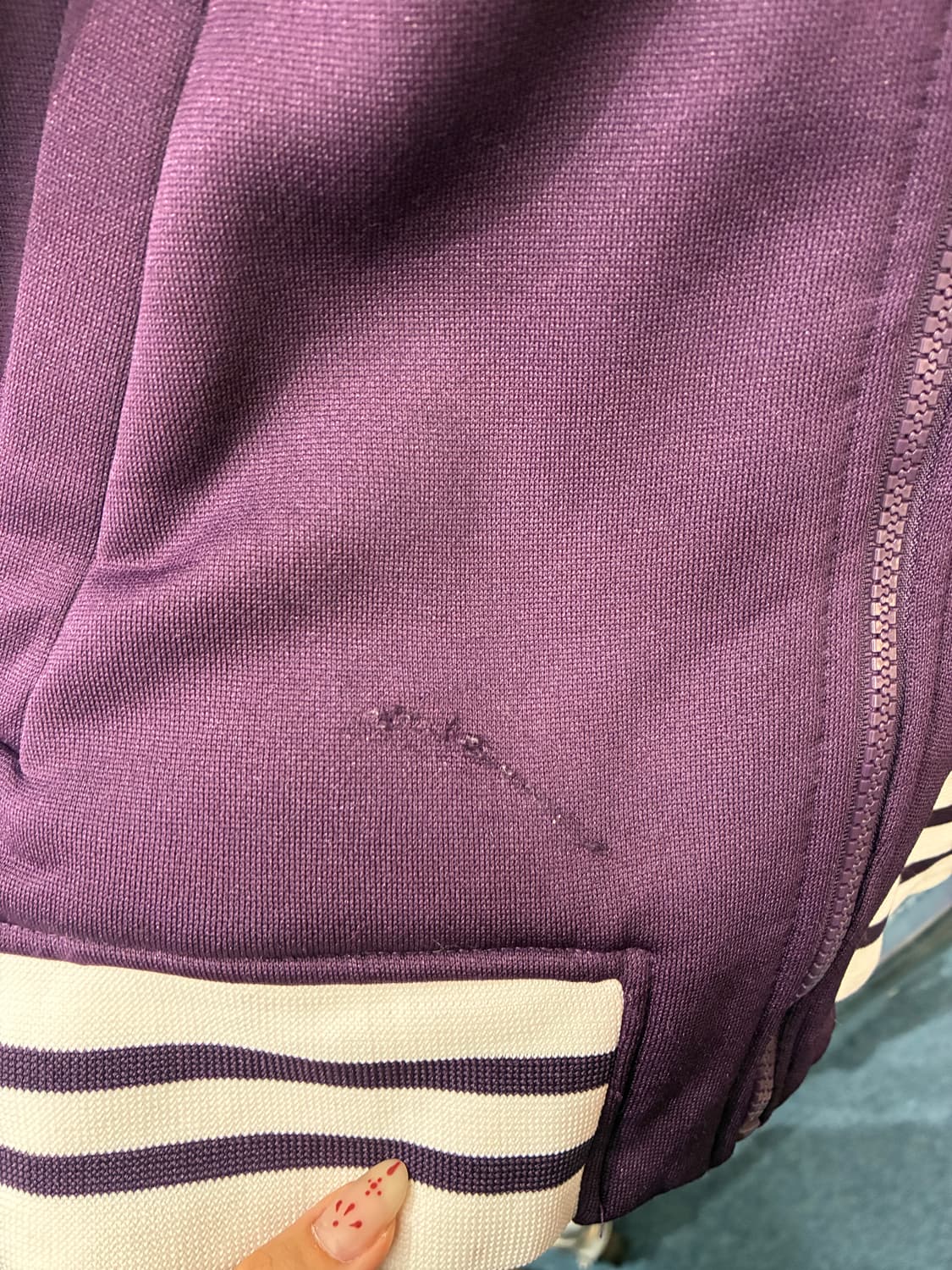 빈티지 져지 집업 상품이미지4