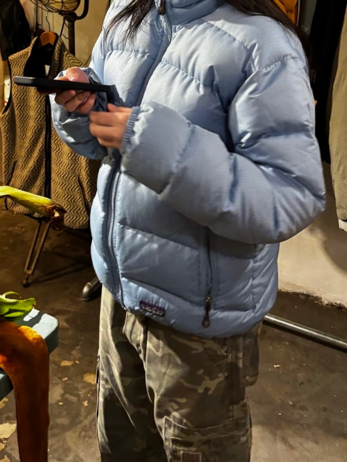 파타고니아 패딩 하늘색 상품이미지3