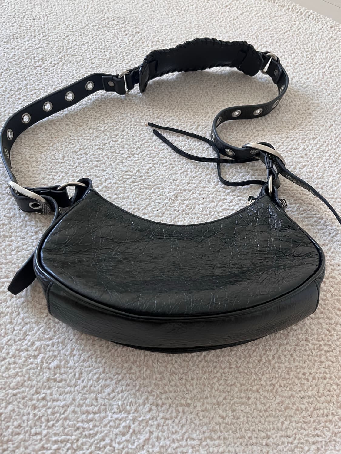 발렌시아가 르카골 xs 블랙 숄더백 상품이미지5