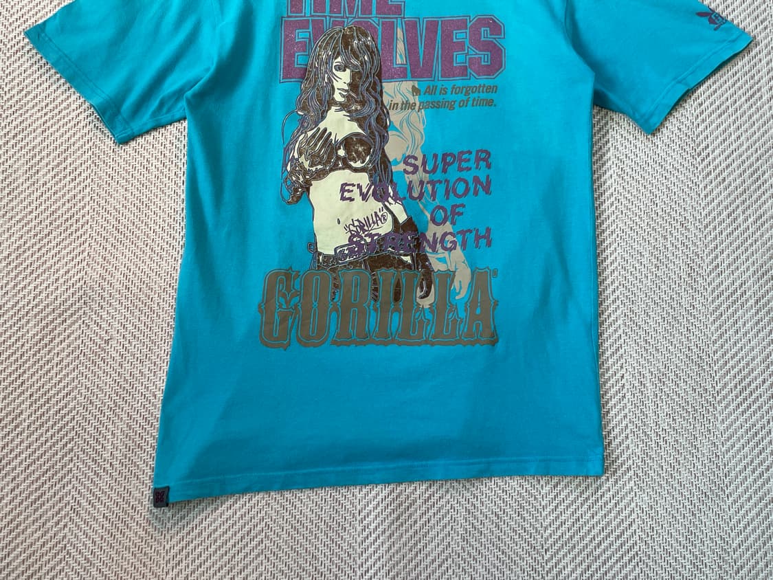 GORILLA 052 타임이볼브 빈티지 반팔티셔츠 J03386 상품이미지2