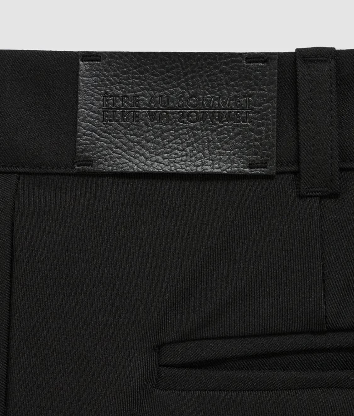 Side Double Lace-Up Bootcut Slacks (Blac 상품이미지5