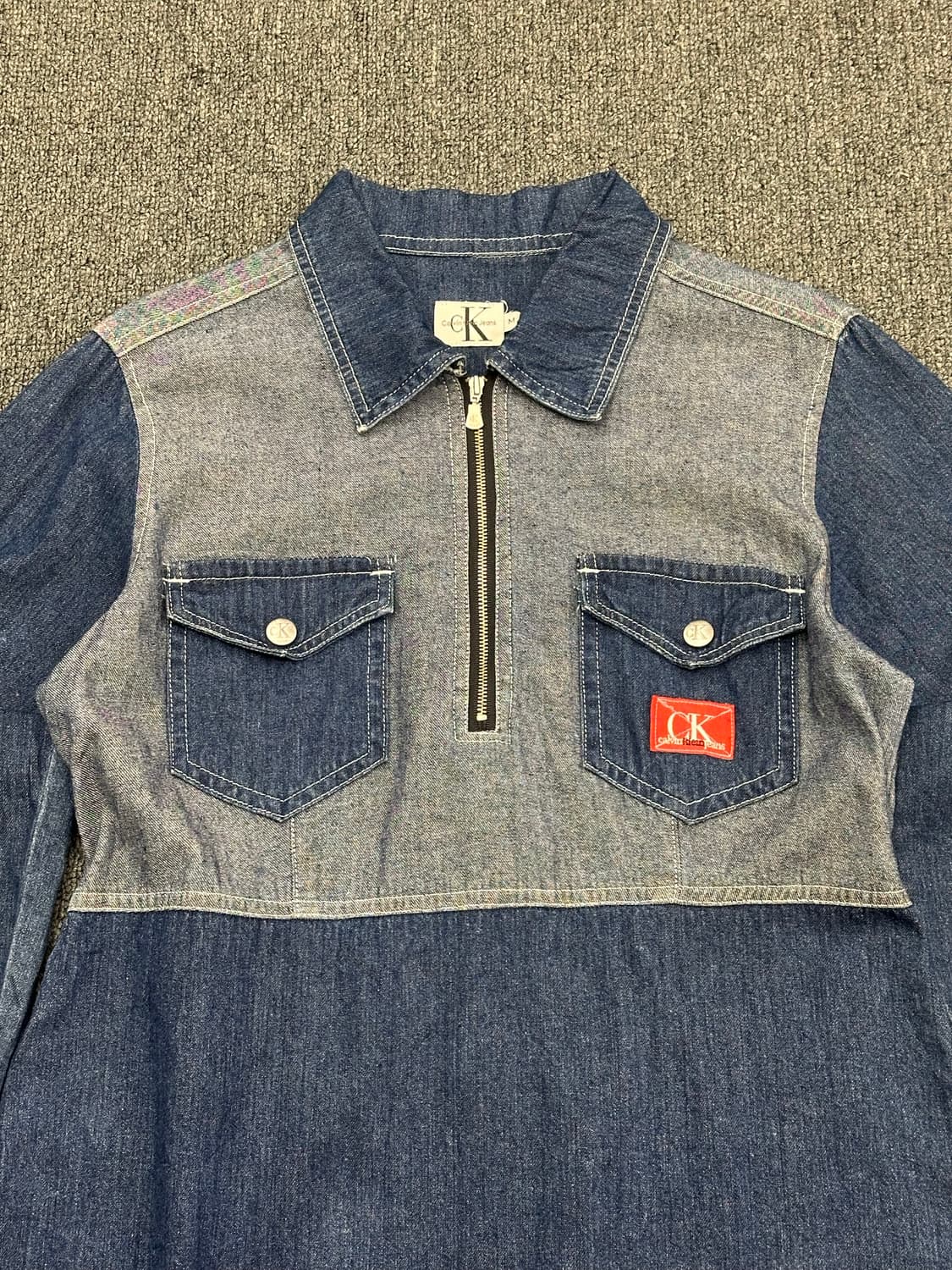 M)캘빈클라인 빈티지 여성 데님 원피스 상품이미지2