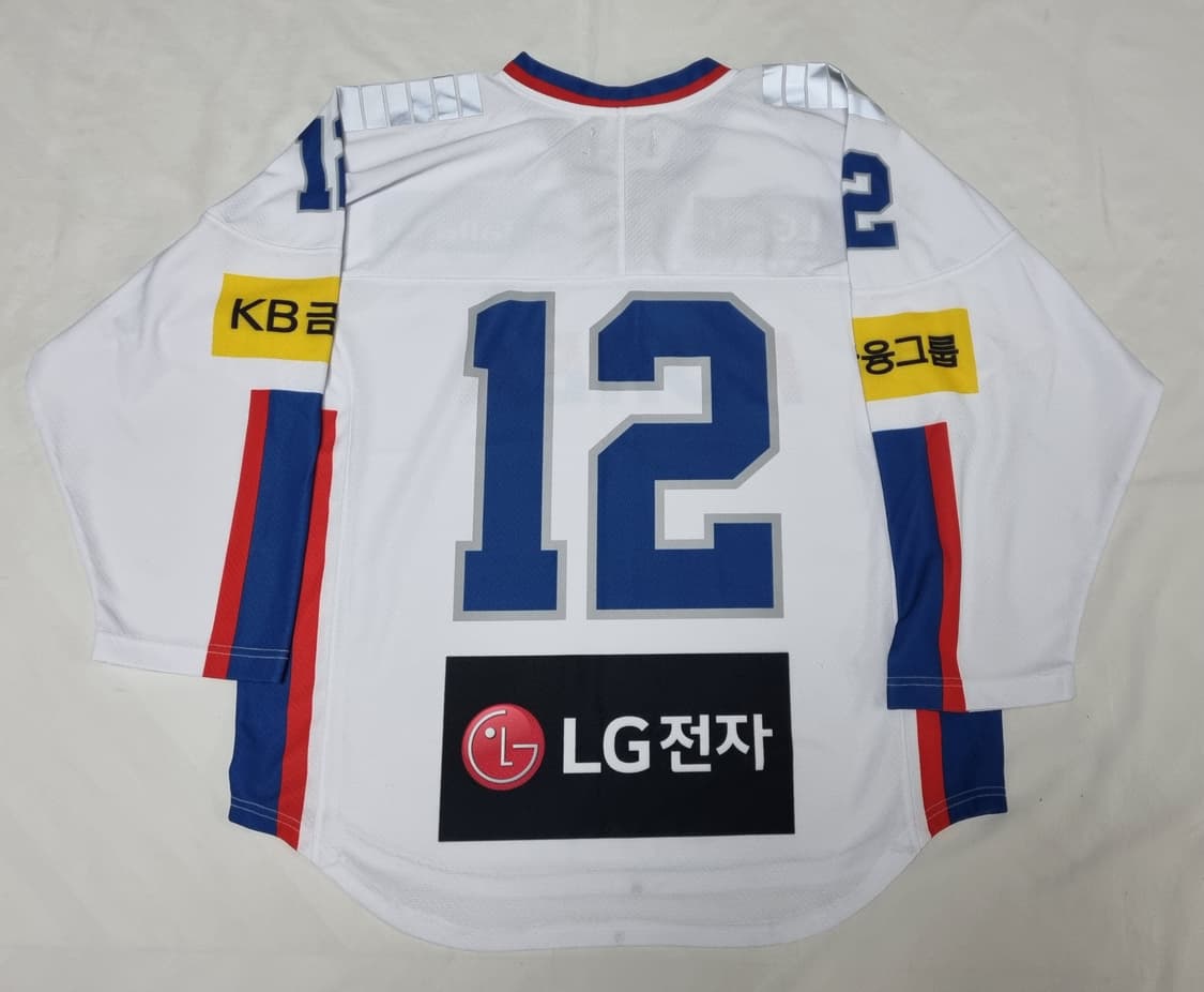 대한민국 국대 아이스 하키 12번 실착 유니폼 팝니다 상품이미지2