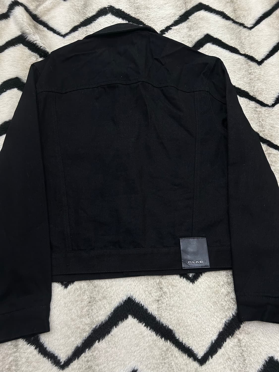 [L]Plac 플랙 투포켓 데님 트러커 자켓/블랙 상품이미지5
