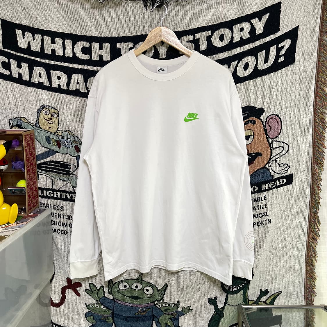 나이키 NSW 맥스90 화이트 롱슬리브 티셔츠 상품이미지2