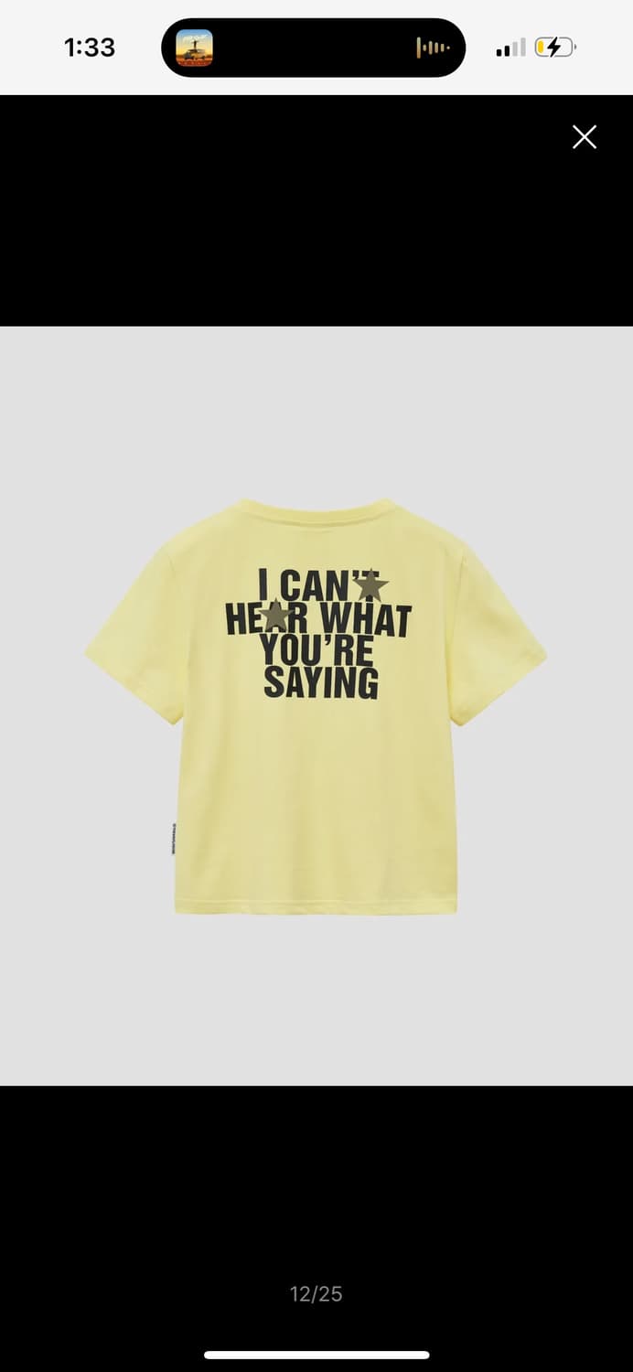 STAR TEE YELLOW - c 상품이미지4