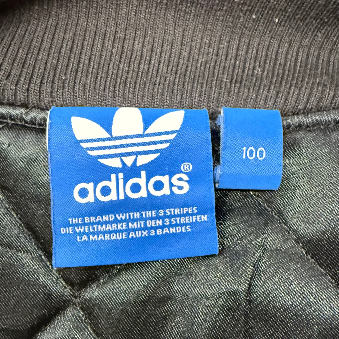 아디다스 빅로고 패치 바시티 자켓 점퍼 100 상품이미지5