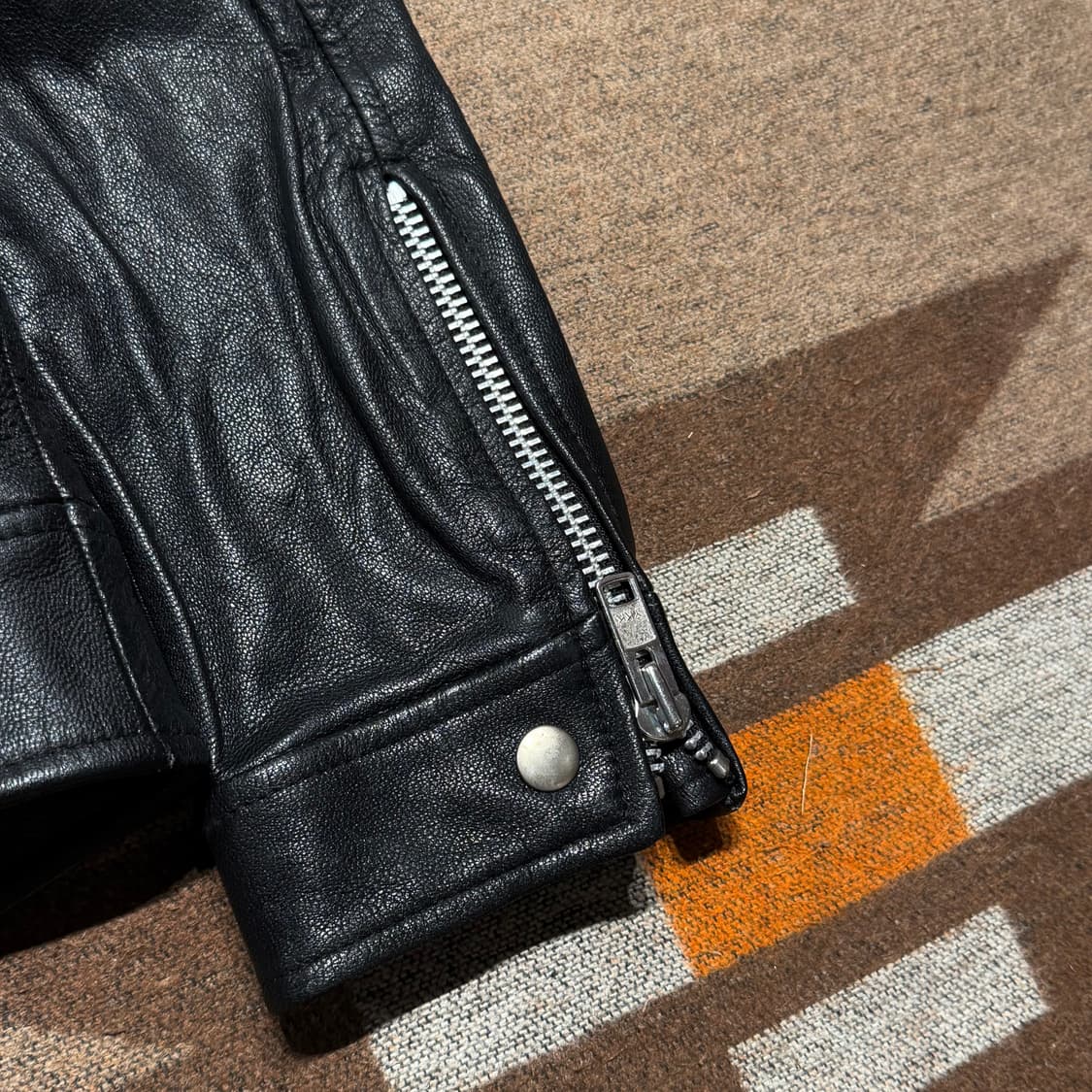 사우론 헤비 카우레더 싱글라이더 자켓 100 소가죽 상품이미지7