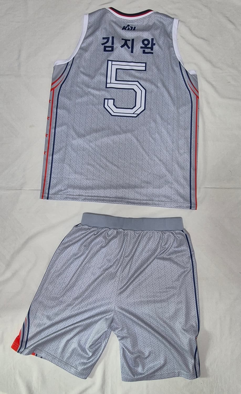 울산 현대모비스 원정 김지완 실착 상하의 유니폼 팝니다 상품이미지2