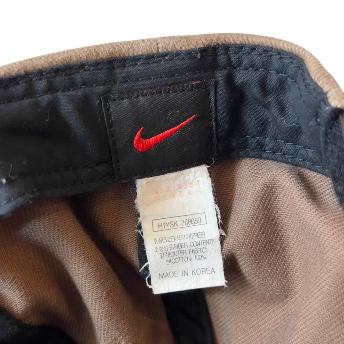 빈티지 90s Nike 스크립트 로고 캡 상품이미지3