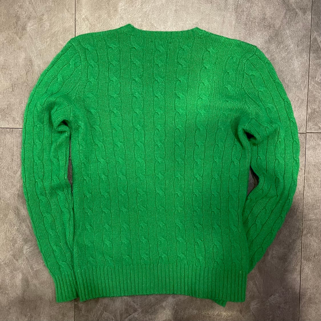 [IM] polo 폴로랄프로렌 꽈배기 그린 긴팔니트 상품이미지4