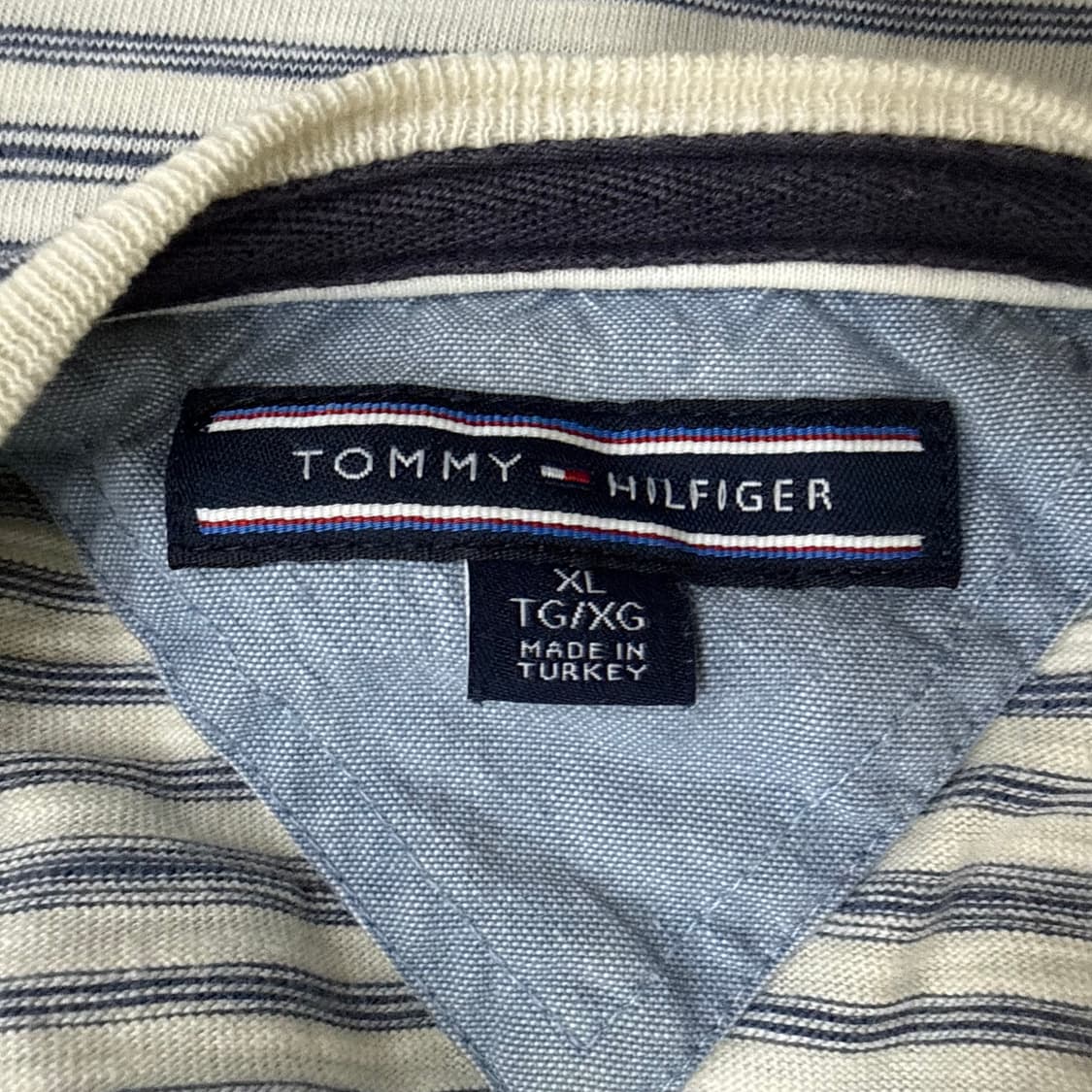 XL 타미힐피거 스트라이프 반팔 티셔츠 0316T 상품이미지4
