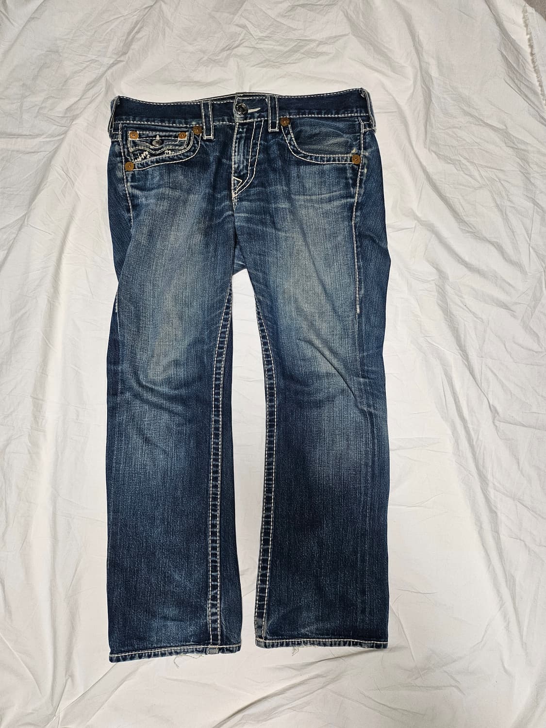 트루릴리젼 스트레이트 핏 데님 팬츠 32 상품이미지1