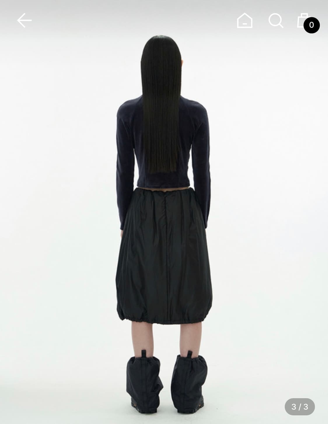 아모멘토 패딩스커트 상품이미지2