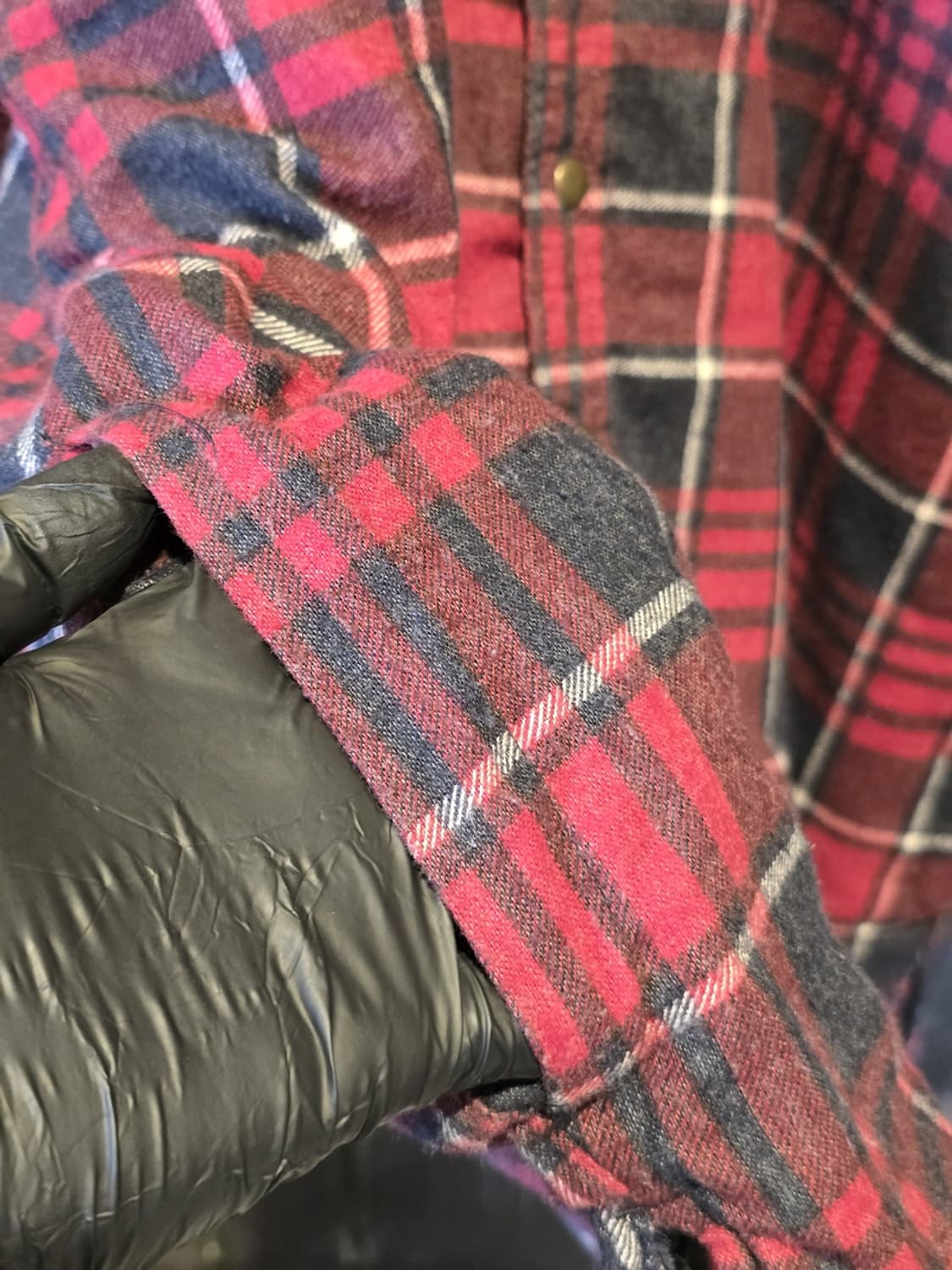 90s Dickies Plaid Flannel Shirt Jacket 상품이미지6