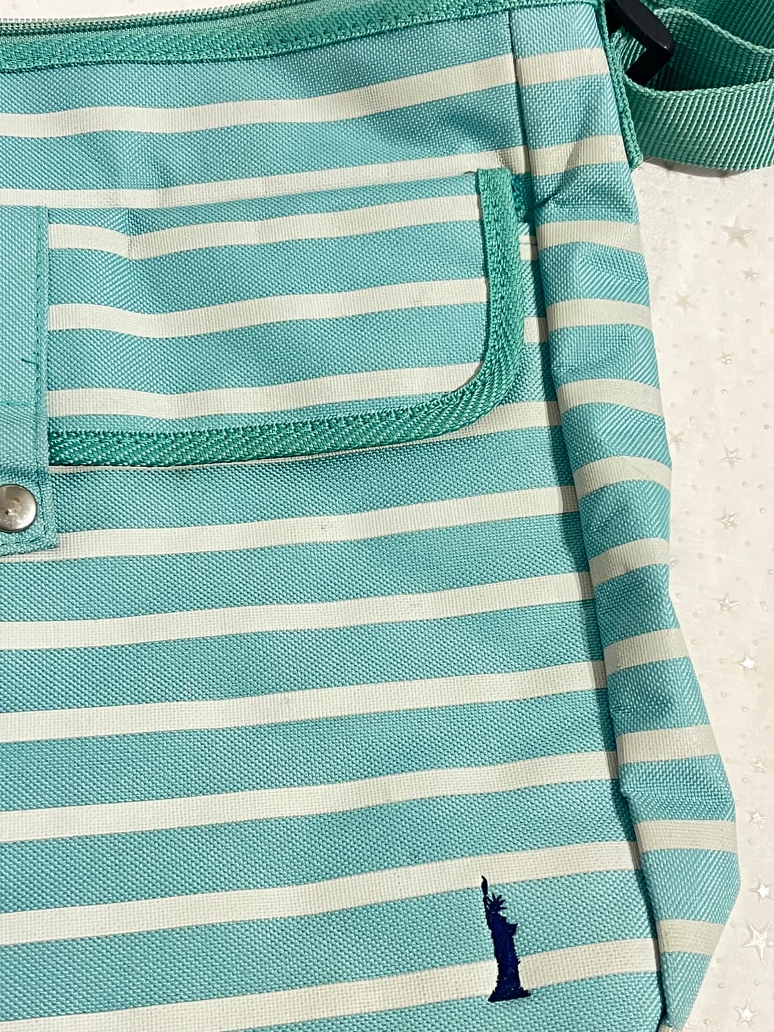 이스트보이 민트 스트라이프 크로스백 🍵 상품이미지10