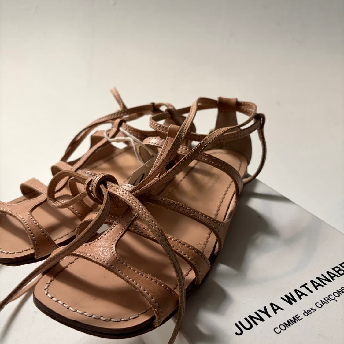 Lace-Up Leather Sandals 상품이미지2