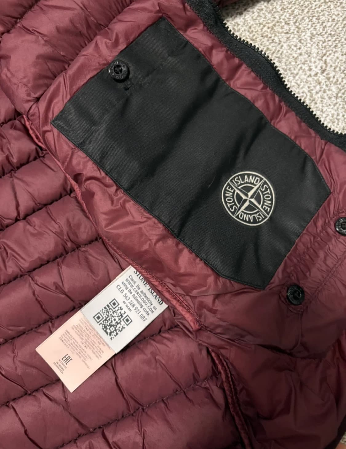 스톤아일랜드 경량 패딩 상품이미지3