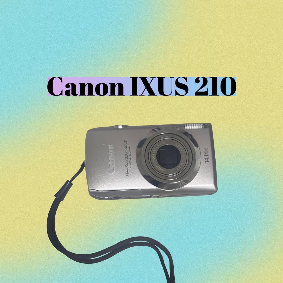 미품) 캐논 익서스 210 한국어판 실버 / IXUS 210 상품이미지1