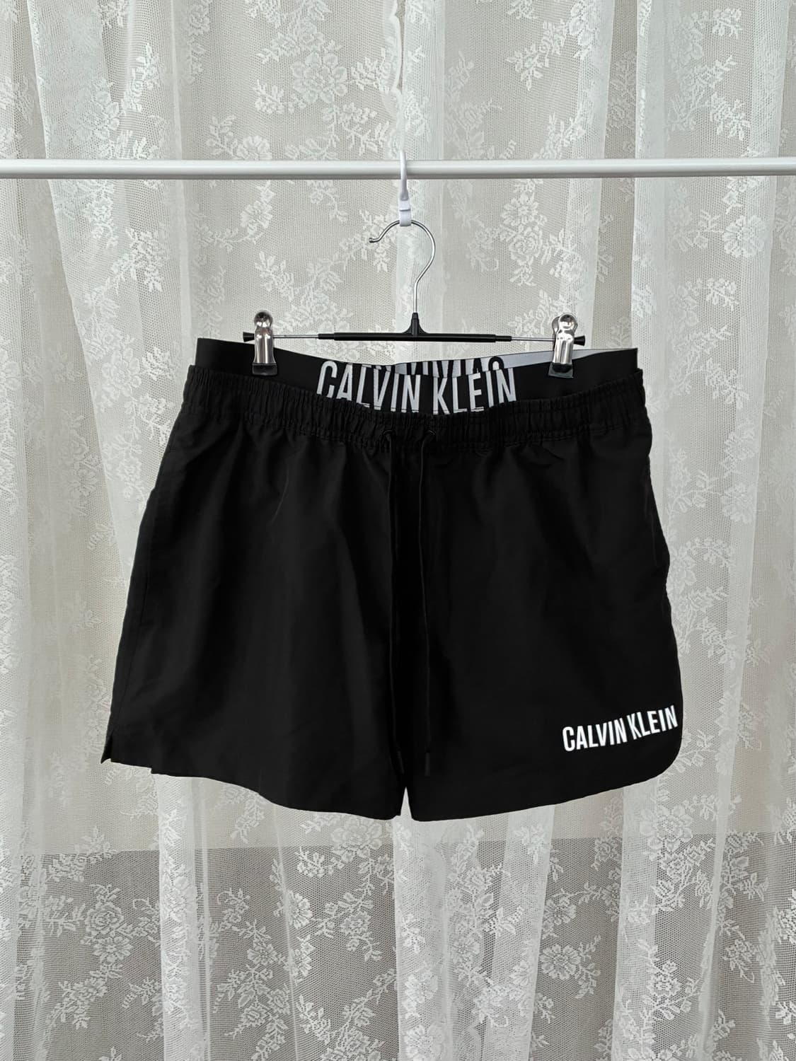 L) 캘빈클라인 스윔쇼츠 반바지 블랙 상품이미지1