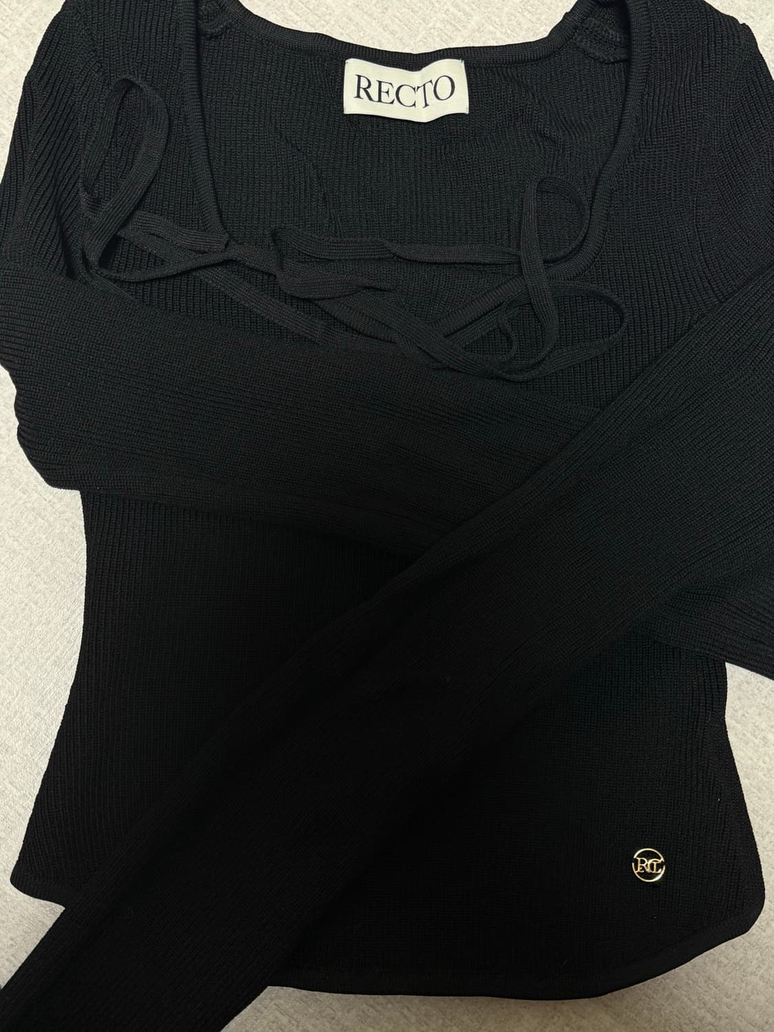 렉토 시그니처 모나코 니트 블랙 상품이미지3