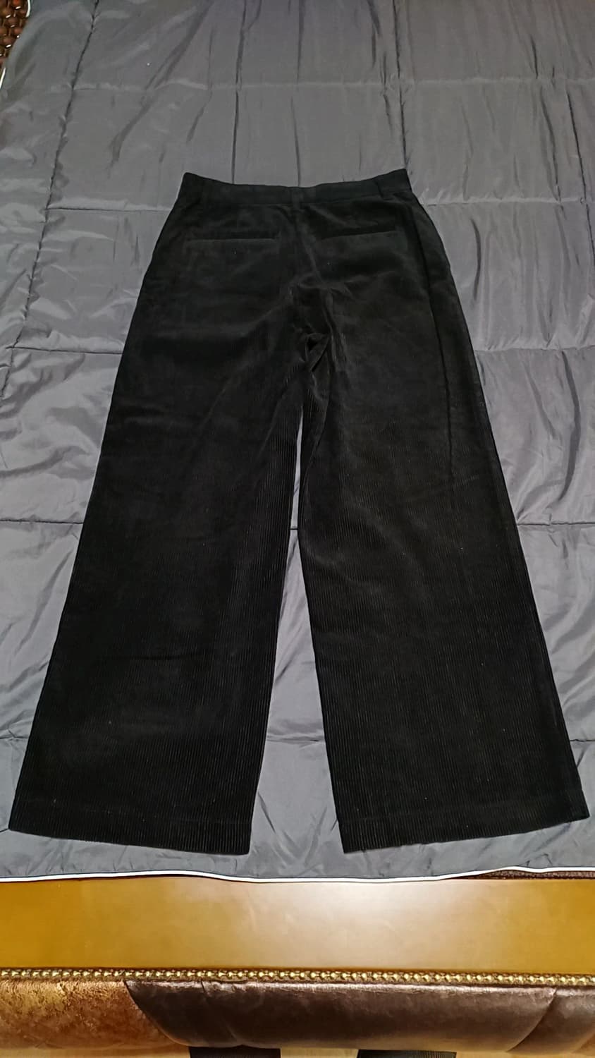 유니클로 코듀로이 와이드팬츠 28인치 기장100 상품이미지5