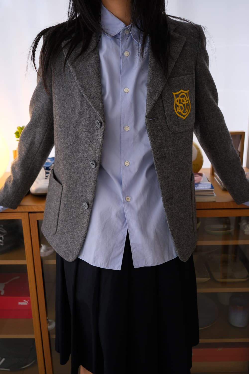 GOOD DESIGN SHOP CDG Grey wool jacket 상품이미지2