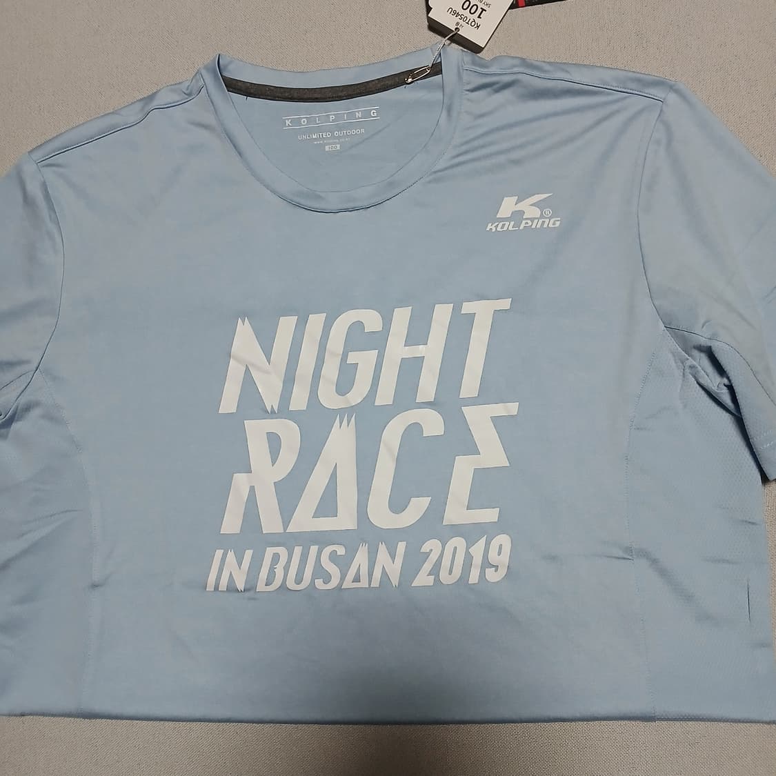 택붙은 미사용 콜핑 나이트레이스 반팔 부산 유니폼 티셔츠 상품이미지4