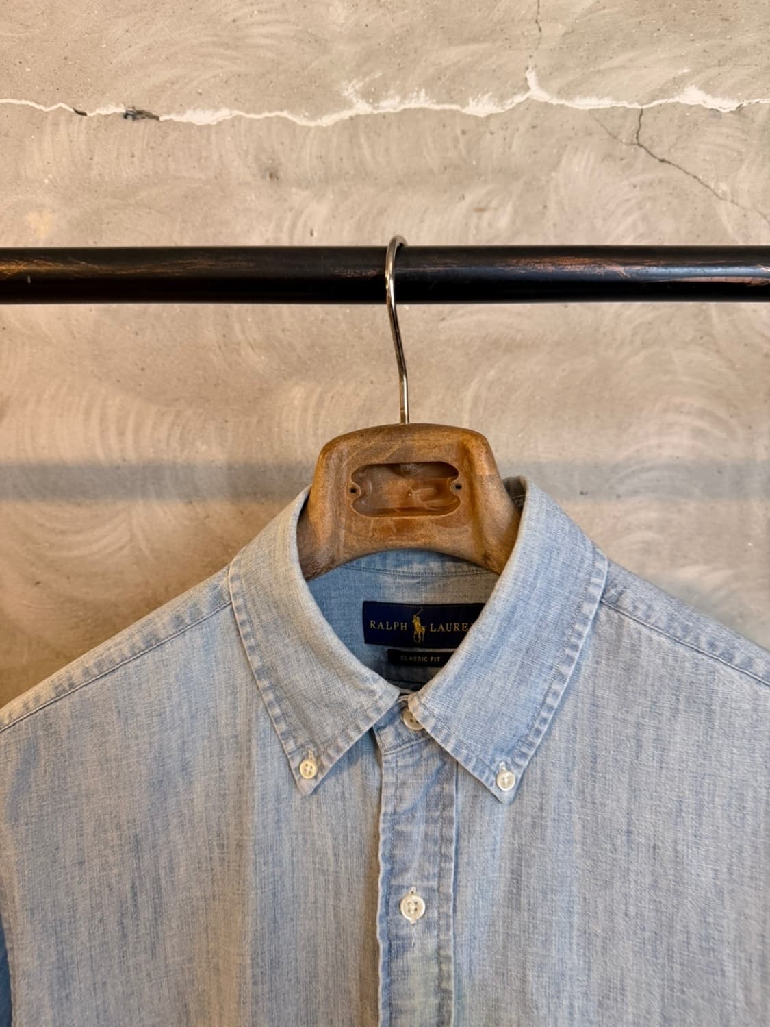 폴로 랄프로렌 샴브레이 버튼다운 셔츠 100 상품이미지3