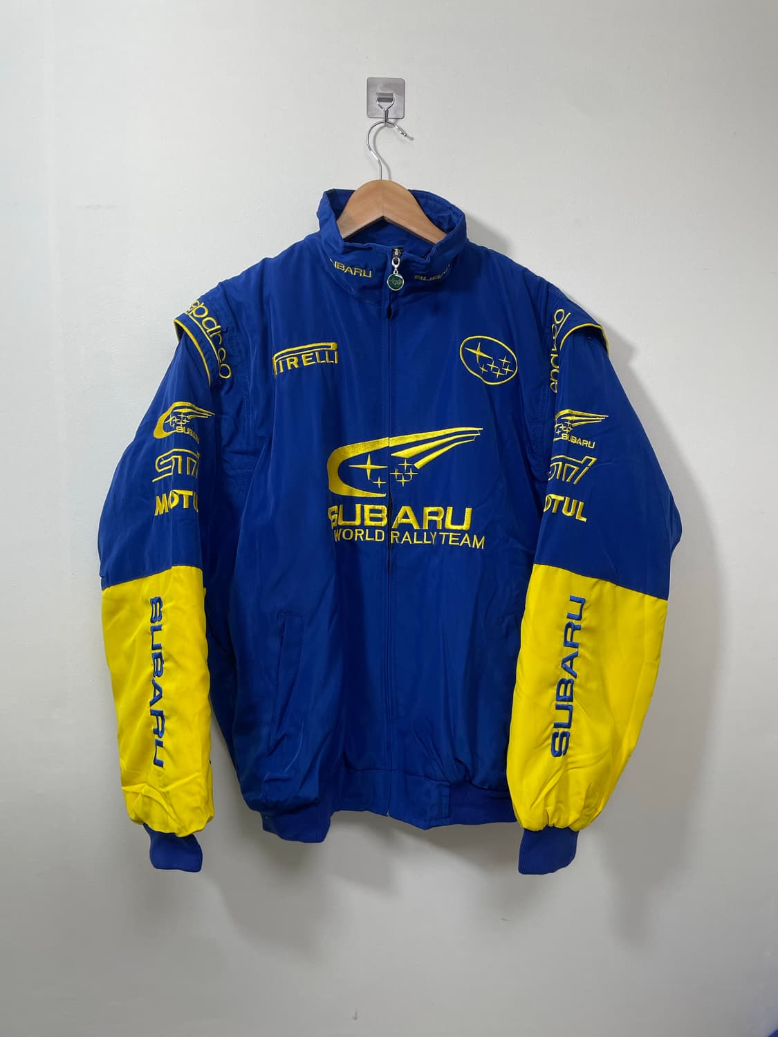 스바루Subaru 자수 레이싱 자켓 L,XL - J8 상품이미지1