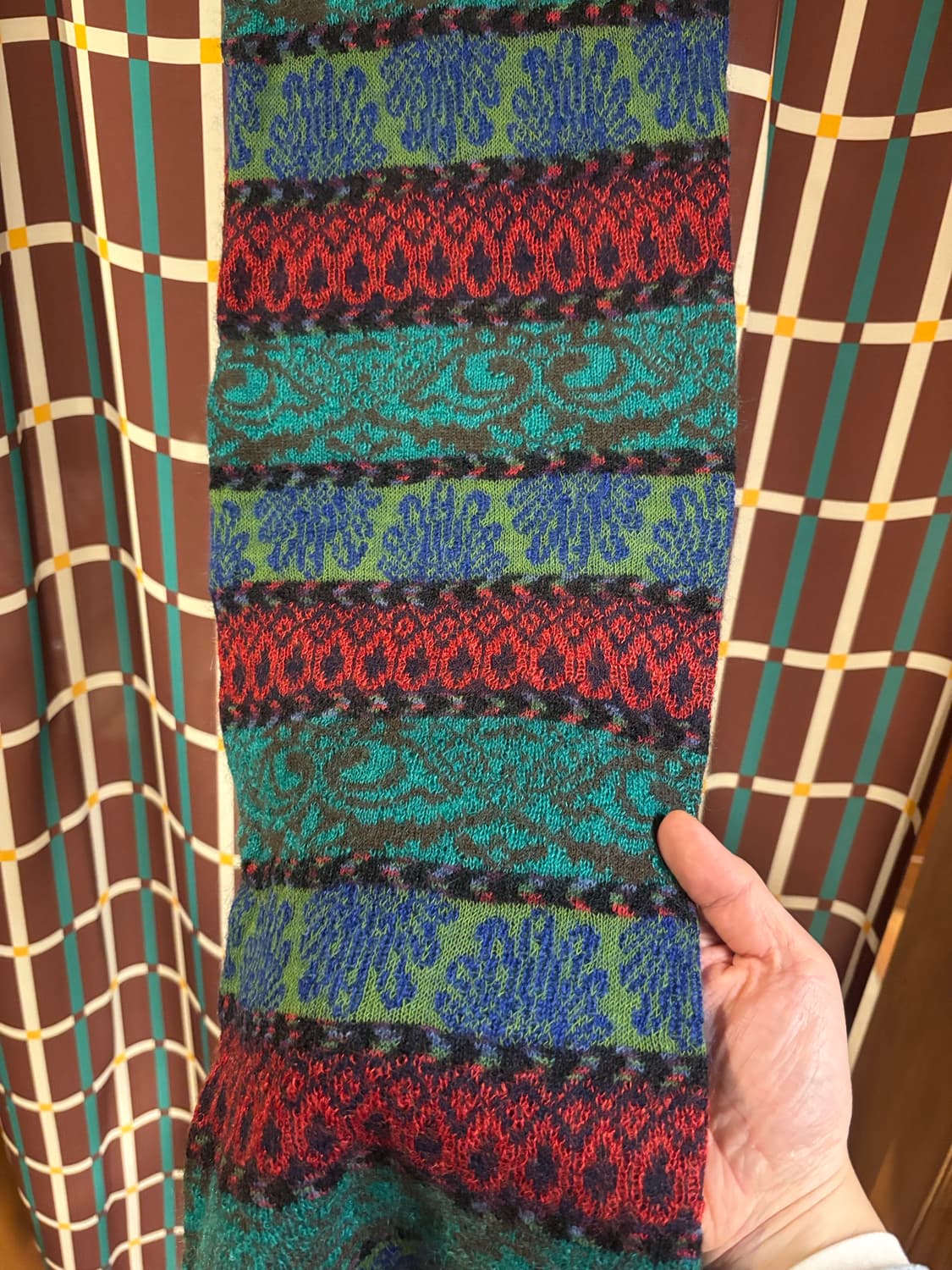 미쏘니 패턴 머플러 상품이미지2