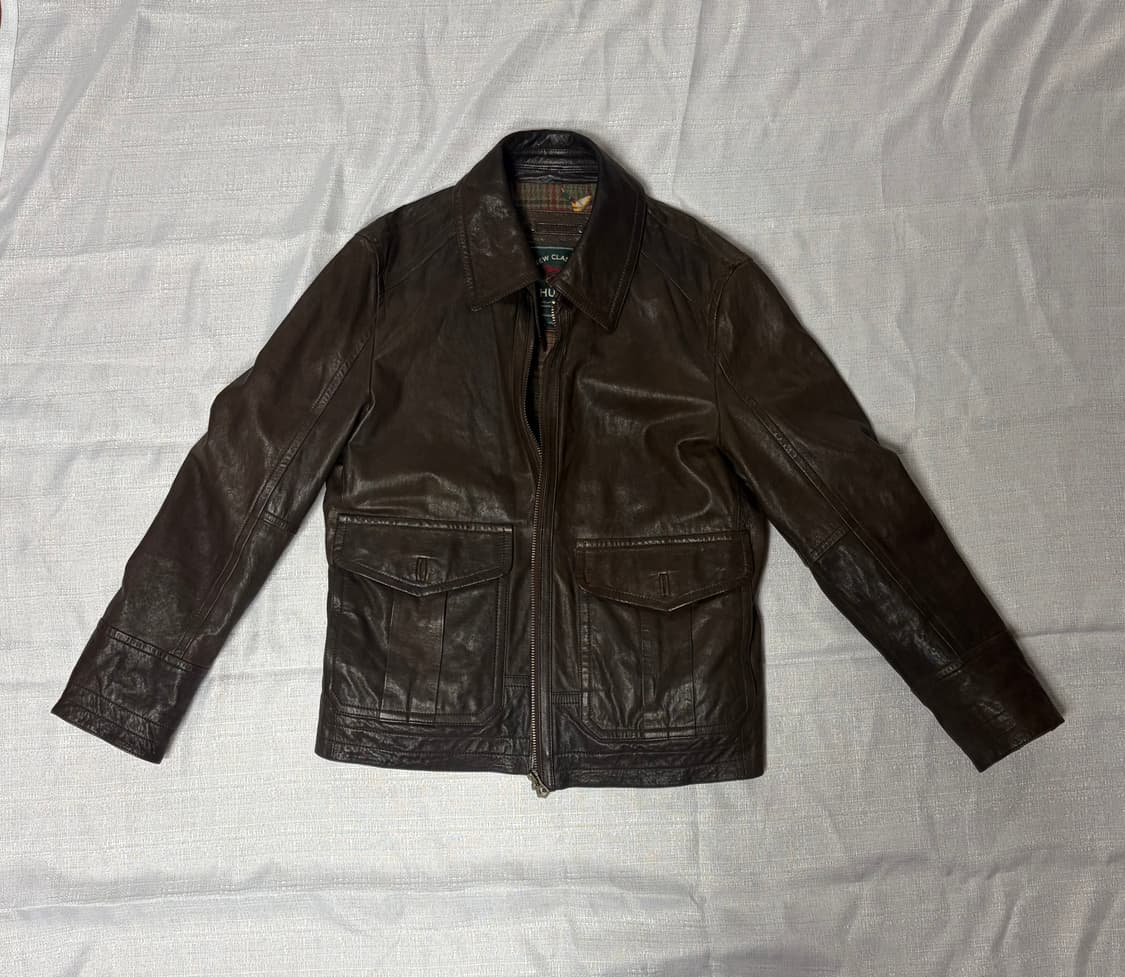 헌트 빈티지 가죽자켓 상품이미지1