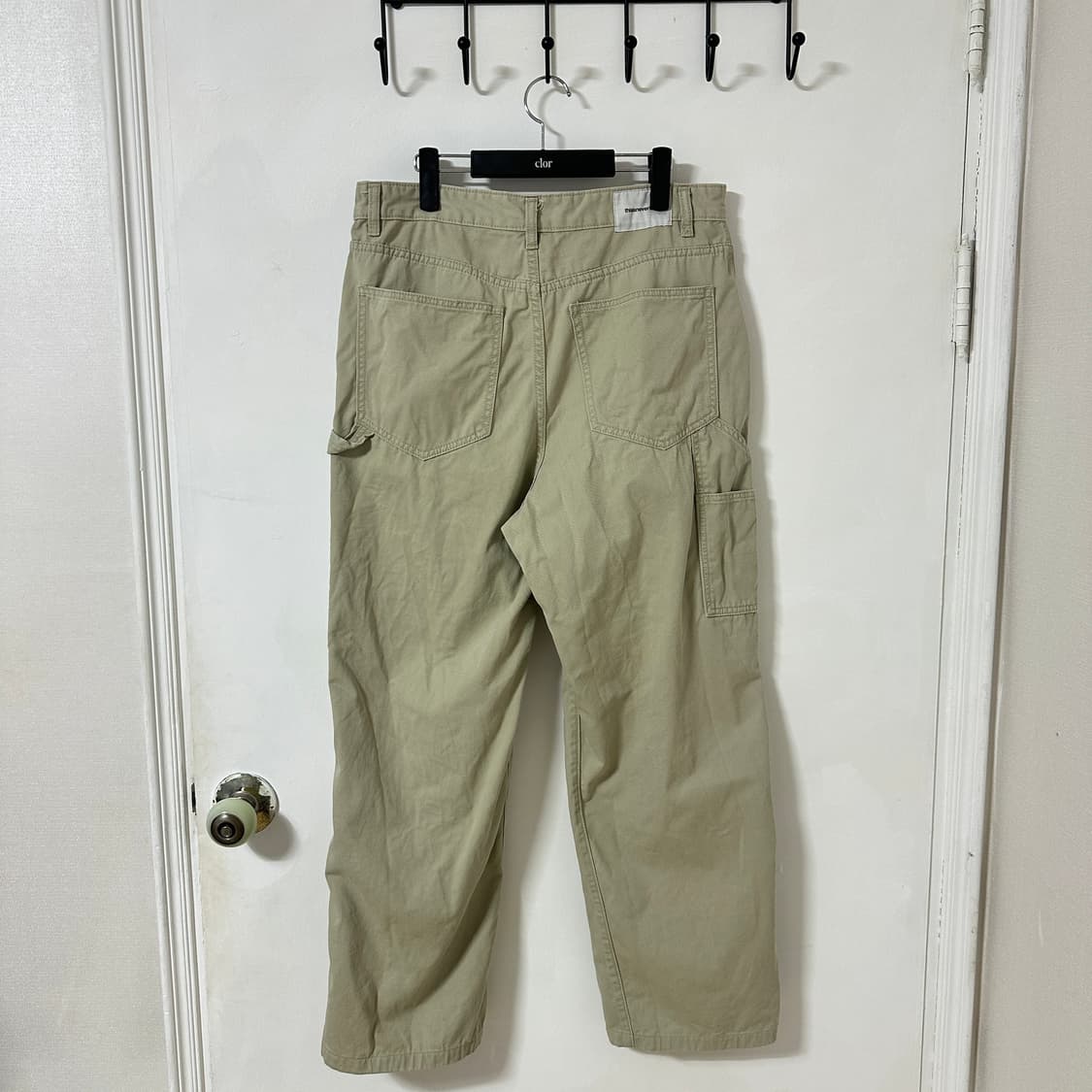 L 디스이즈네버댓 더블니 카펜터팬츠 베이지 상품이미지2