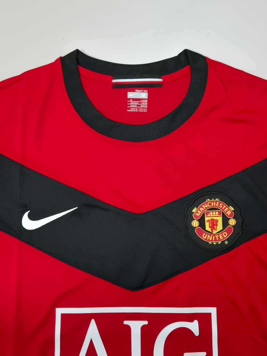 09-10시즌 맨유 홈 박지성 선수 긴팔유니폼 M 레플리카 상품이미지3