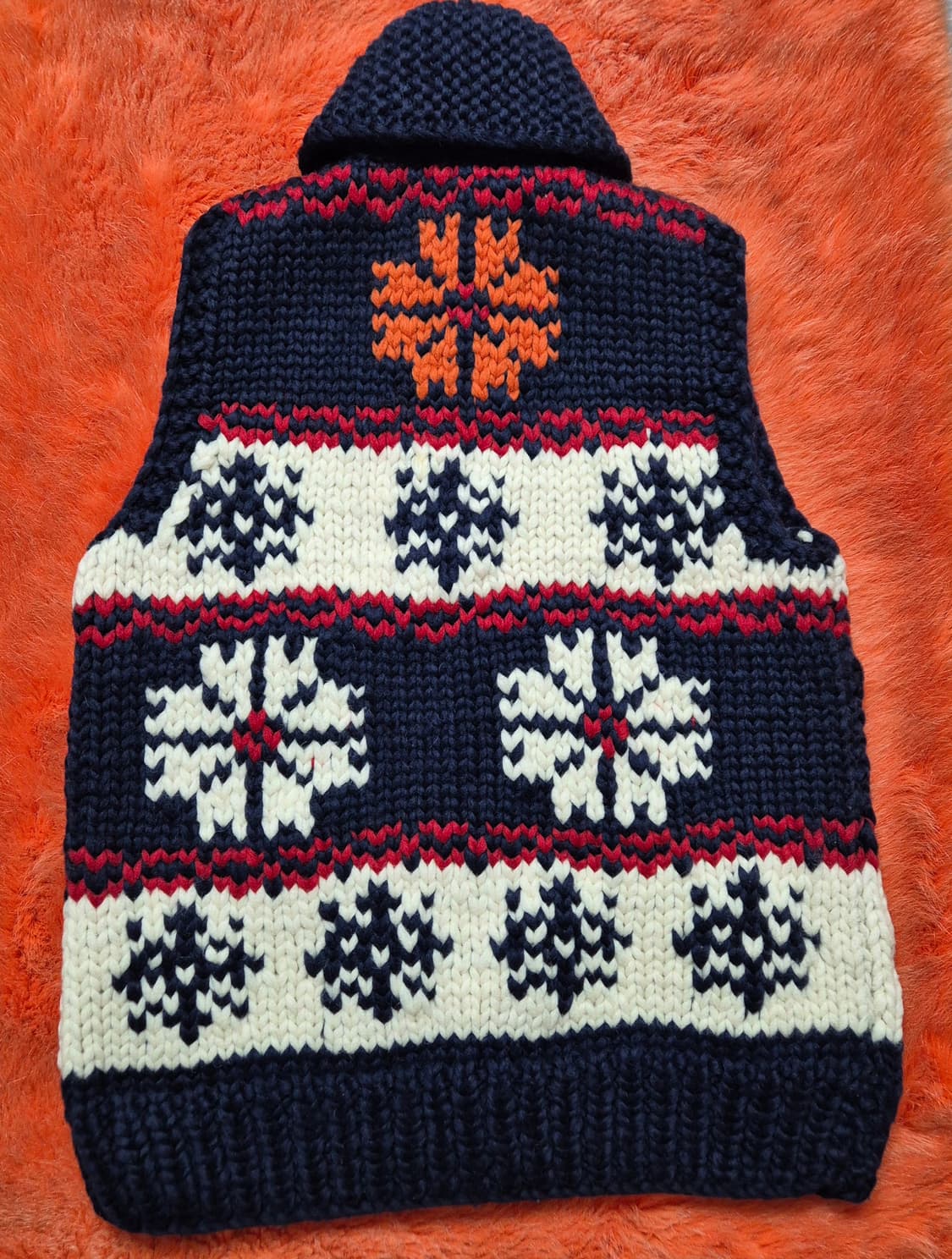 KANATA 카나타 눈꽃 패턴 코위찬 베스트 상품이미지3