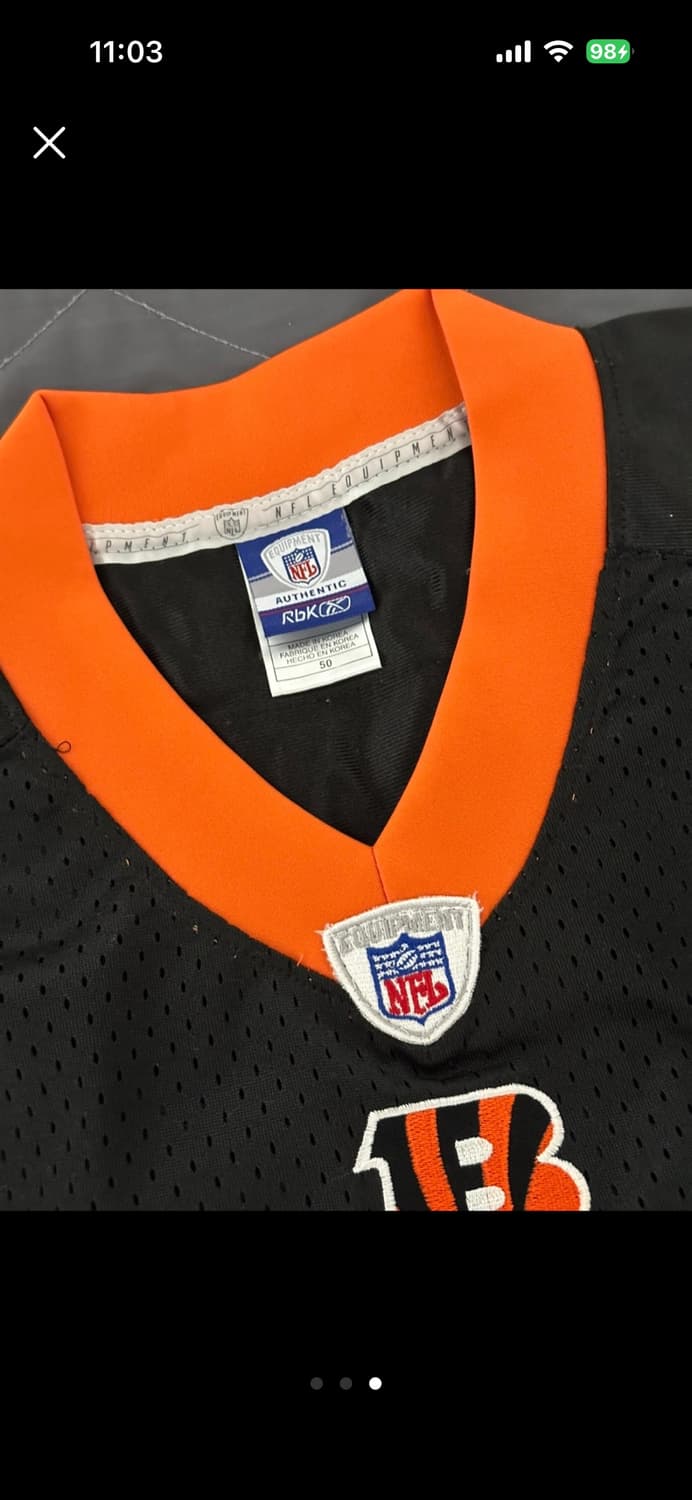 리복 NFL 신시내티 뱅갈스 유니폼 상품이미지3